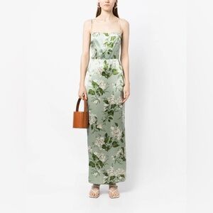 Reformation Frankie Silk Dress Es- Sx 20